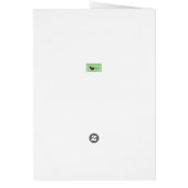 Forgetmenot bloemkaart (Achterkant)