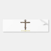 Forgiven Bumpersticker (Voorkant)