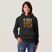 Forgiven Christian Faith Statement Hoodie (Voorkant volledig)