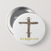Forgiven Ronde Button 7,6 Cm (Voorkant /achterkant)