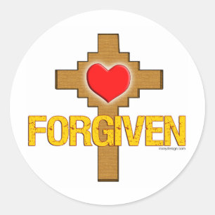 Forgiven Ronde Sticker