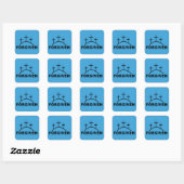 Forgiven Vierkante Sticker (Vel)