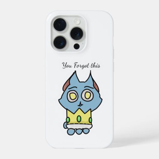 Forgot Your Crown phone case (Verso)