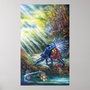 FORGOTTEN ROOS vecht tegen nachten, geld en duivel Poster