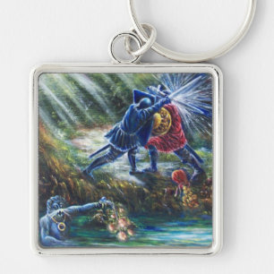 FORGOTTEN ROOS vecht tegen nachten, geld en duivel Sleutelhanger