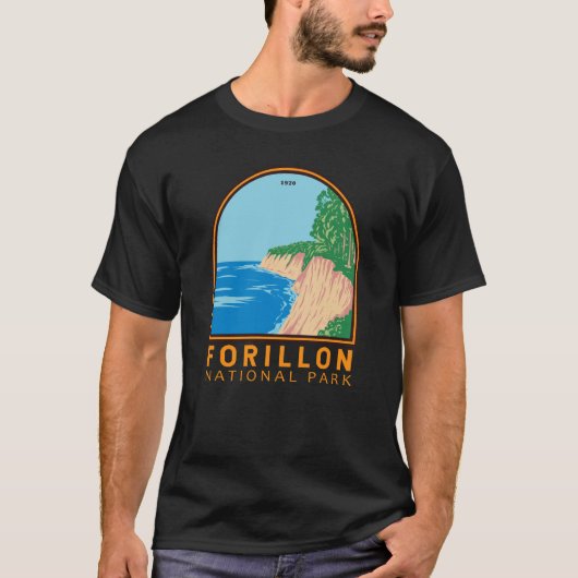 Forillon National Park Canada  kunst T-shirt (Voorkant)