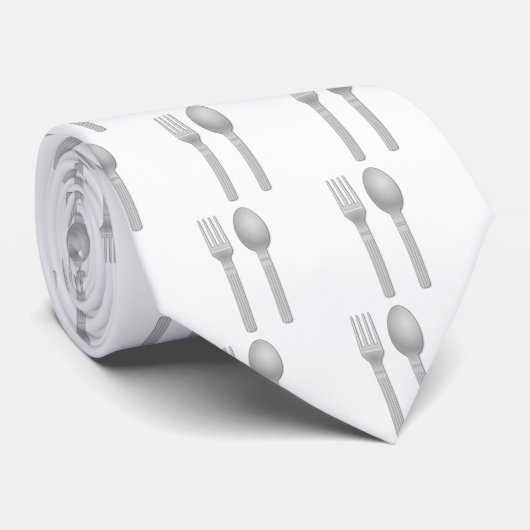 Fork en Spoon Stropdas (Opgerold)