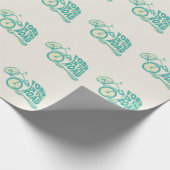 Fork in de weg Grappige fiets Cadeaupapier (Hoek)