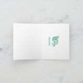 Fork in de weg Grappige fiets Kaart (Binnen)