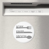 Fork Knife Spoon Magneet (Insitu (Vaatwasser))