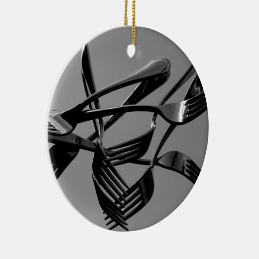 Fork Levitation Keramisch Ornament (Rechts)