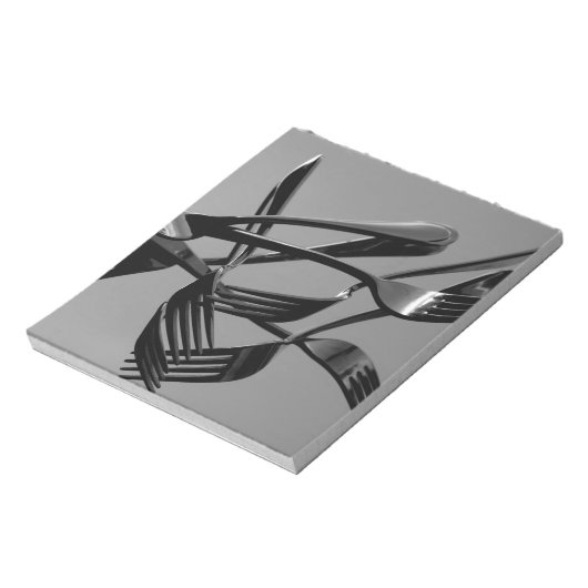 Fork Levitation Notitieblok (Gedraaid)