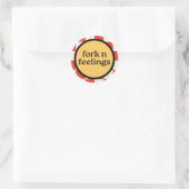 Fork n Feelings Logo Sticker (Tas)