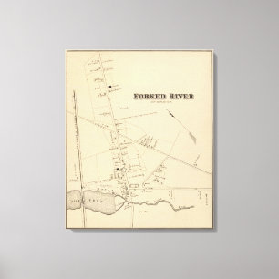 Forked River, New Jersey Canvas Afdruk