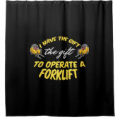 Forklift Cadeft Douchegordijn (Voorkant)