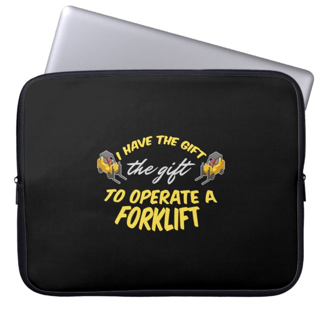 Forklift Cadeft Laptop Sleeve (Voorkant)