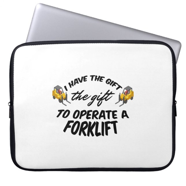 Forklift Cadeft Laptop Sleeve (Voorkant)