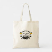 Forklift Cadeft Tote Bag (Achterkant)