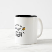 Forklift Cadeft Tweekleurige Koffiemok (Voorkant rechts)