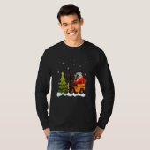 Forklift Driver Operator Santa Claus Teamster Chri T-shirt (Voorkant volledig)