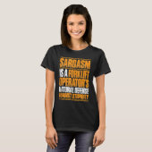 Forklift Driver Sarcasm Forklift Operator T-shirt (Voorkant volledig)