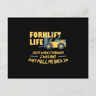 Forklift Life Feestdagenkaart