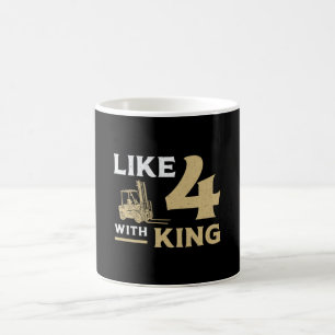 Forklift Operator als 4 met King Fork Driver Koffiemok