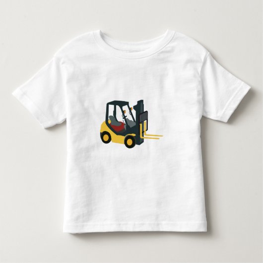 Forklift Truck Kinder Shirts (Voorkant)