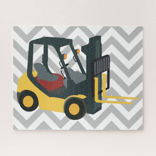 Forklift Truck Legpuzzel (Horizontaal)