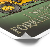 Forklift Truck Operator Quote Poster (Hoek)