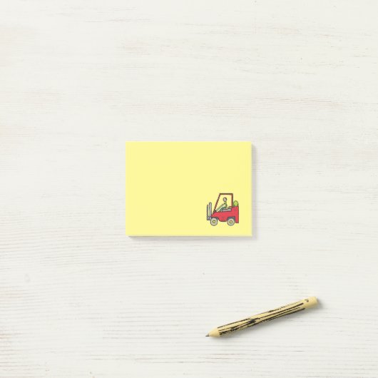 Forklift Truck Post-it® Notes (Op bureau)