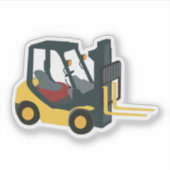Forklift Truck Sticker (Voorkant)