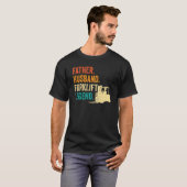 Forklifter Father Husband Forklift Operator T-shirt (Voorkant volledig)