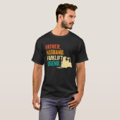 Forklifter Father Husband Forklift Operator T-shirt (Voorkant volledig)