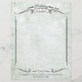 Forkmes met kerstfeestmenu borstkop (Voorkant)