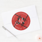Forks monogram uit de keuken van de sticker (Envelop)