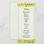 Forma Citrinum Orchideeën Menu... Menu (Voorkant / Achterkant)
