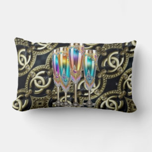 Formaat Lumbar Kussen 13 "x 21" Accent uw huis wit