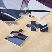 Formación de Cristal Geométrico - Arte Abstracto d Legpuzzel (Zijkant)