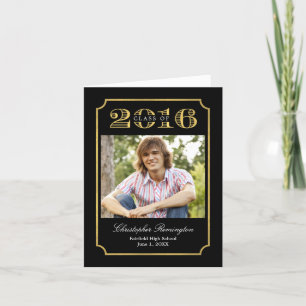Formal Affair Graduate Thank You Card Bedankkaart