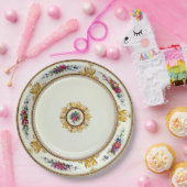  Formal China Pattern Paper Dinner Bord (Feest)