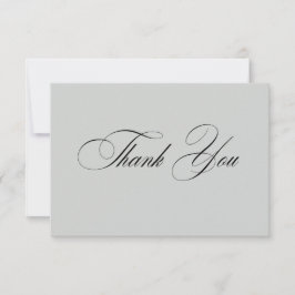Formal Elegant Thank You Card Bedankkaart