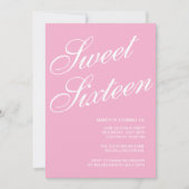 Formal Rose Sweet 16 Invitations (Devant)