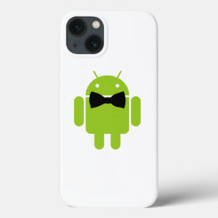 Formal Style Android Robot Icon iPhone 13 Hoesje