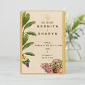 Formal Traditional Wedding Save the Date (Staand voorkant)