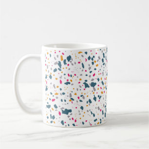 Formas modernas azules y rosas koffiemok