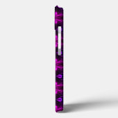 Forma's, "traços rosa flutuam" em fundo azul?Forma Case-Mate iPhone Case (Achterkant / Links)