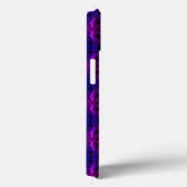 Forma's, "traços rosa flutuam" em fundo azul?Forma Case-Mate iPhone Case (Achterkant / Rechts)