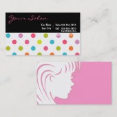 Format de cartes de visite de salon grand (Devant / Derrière)