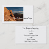 Formaties in Red Rock Visitekaartje (Voorkant / Achterkant)